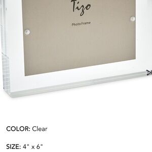 Tizo Design Transparent Acrylic Frame